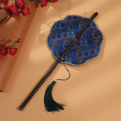 other古扇可旋转卷曲折叠扇