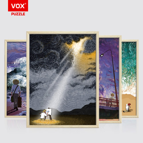 VOX1000片成年人拼图哑光高咬合