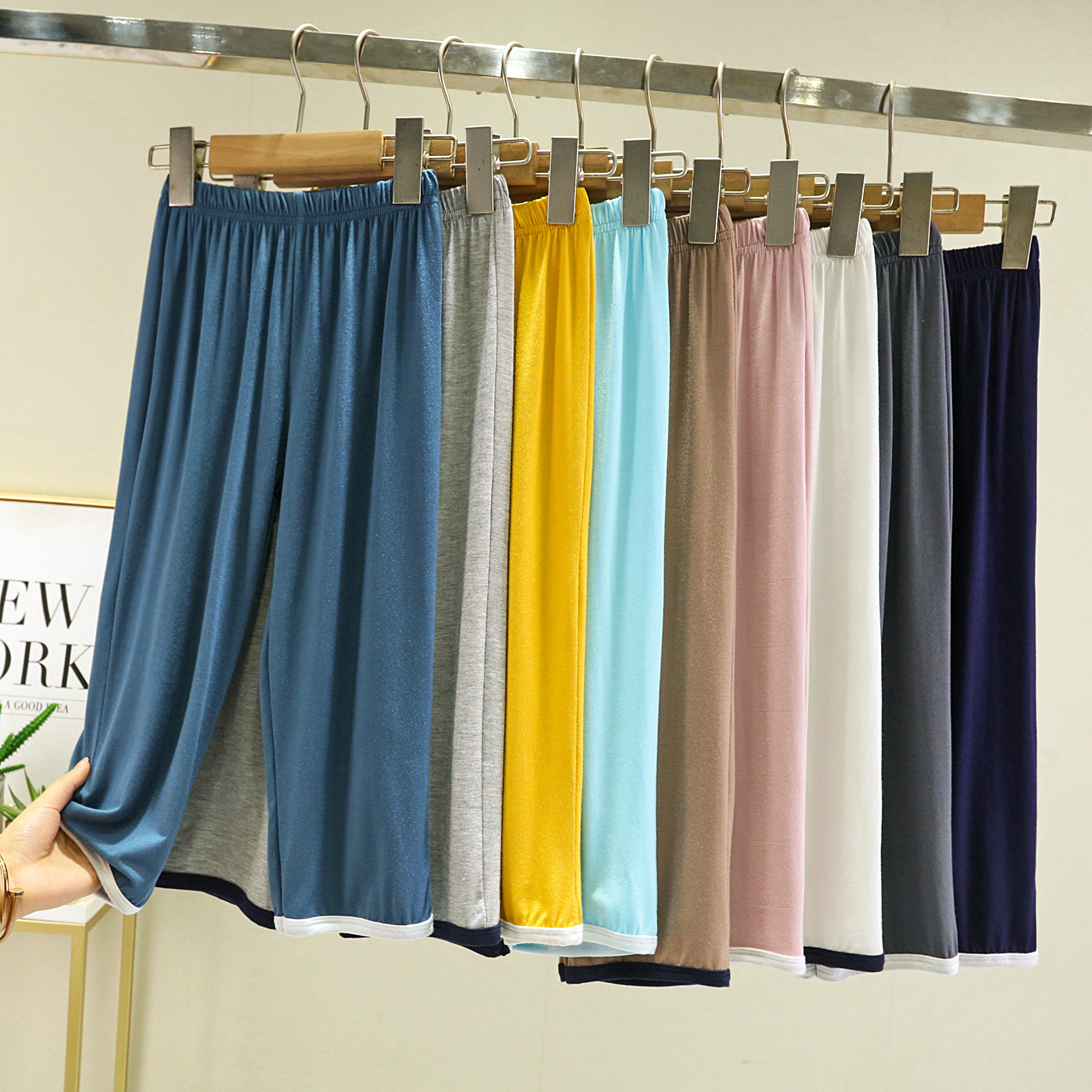 儿童莫代尔睡裤夏季薄款宽松休闲长裤男女童家居打底空调防蚊裤,童装/婴儿装/亲子装,裤子,淘宝优惠券,粉丝福利购,淘宝优惠卷