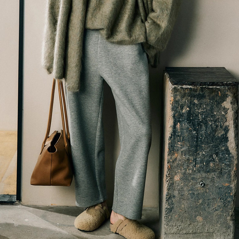 开间/一条过冬神裤 舒弹易打理澳洲针织羊毛苣温暖慵懒月牙奶奶裤