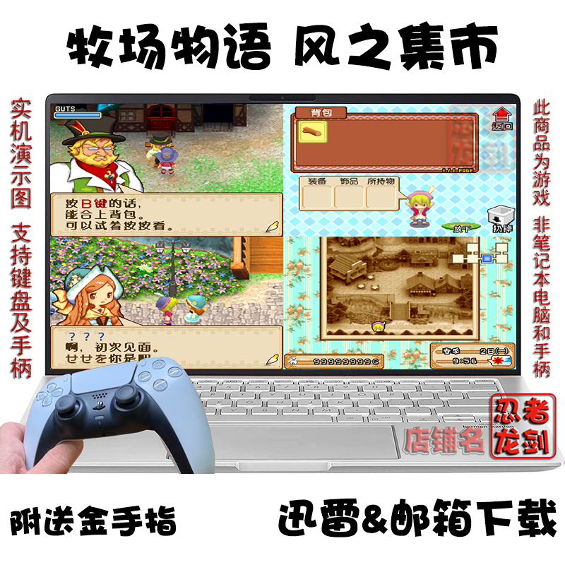 NDS牧场物语 风之集市 PC电脑掌机单机游戏下载