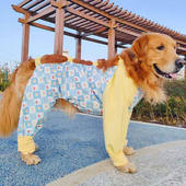 四脚防尘裤 护腿服 狗狗防虫衣服外出遛弯四角狗衣服宠物防护薄款