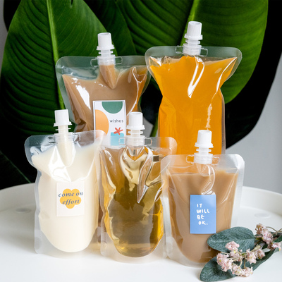 饮料吸嘴袋分装奶茶咖啡打包袋子