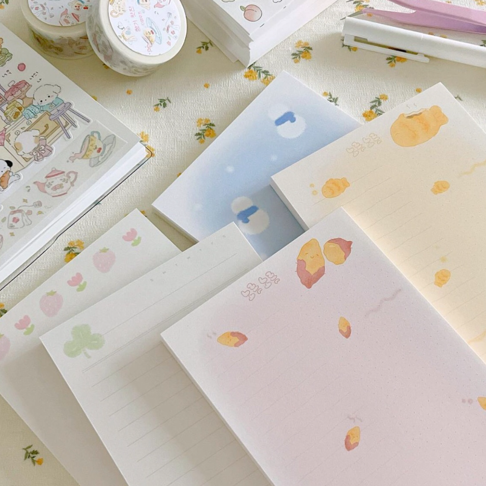 PerPer现货 | 韩国onsup放屁狗冬日系列ins爆火A6双面拍纸本便签