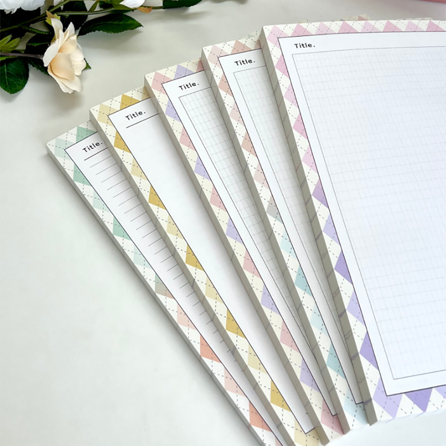 韩国sulbbange4月菱格纹B5拍纸本