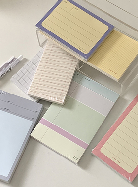 PerPer现货 | 韩国正品analogue keeper彩色简约memo pad小便签本