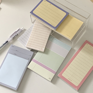 PerPer现货 | 韩国正品analogue keeper彩色简约memo pad小便签本
