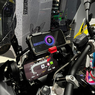 用宝马r1200gsADV导航支架s1000xr改装F750/850GS手机夹f900R配件
