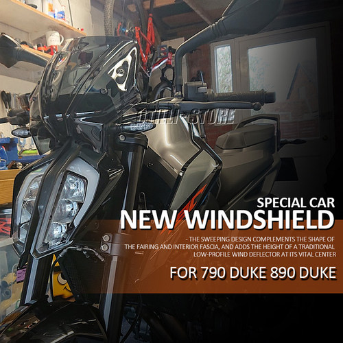 KTM790890DUKE摩托配件挡风玻璃