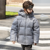 加厚2024冬季 新款 男童羽绒服亲子装 儿童羽绒服短款 中大童装 C4877