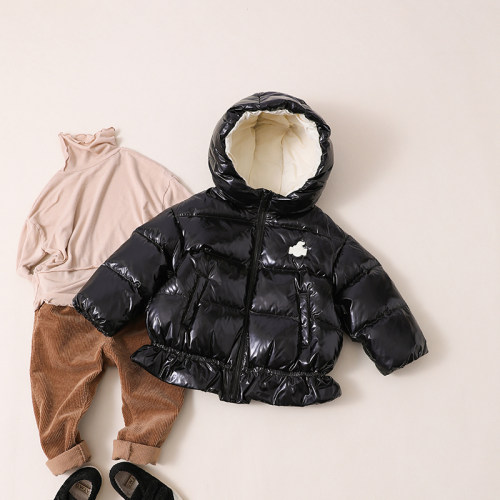 宝宝羽绒服女童加厚防污免洗