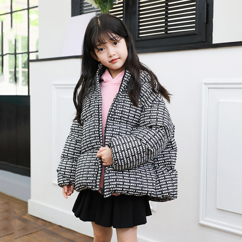 女童羽绒服加厚款2024冬季新款亲子装男童羽绒服宝宝羽绒服23153