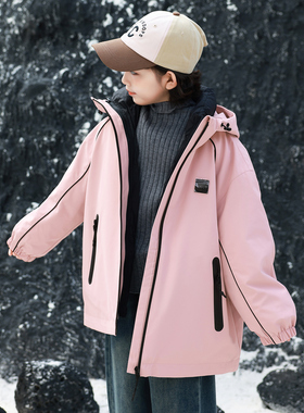 内胆可拆卸儿童羽绒服男童2025冬季新款女童羽绒服中大童亲子4079