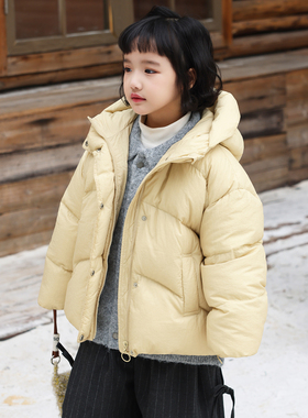 女童羽绒服加厚2025冬季新款中大童装儿童羽绒服外套90绒C4150