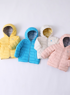 儿童轻薄羽绒服短款男童女童中大童小孩宝宝童装90鸭绒反季20650