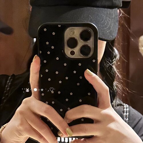 小众ins风小碎花iPhone17promax软壳16ro高级15promax手机壳13适用XR苹果12女11软壳