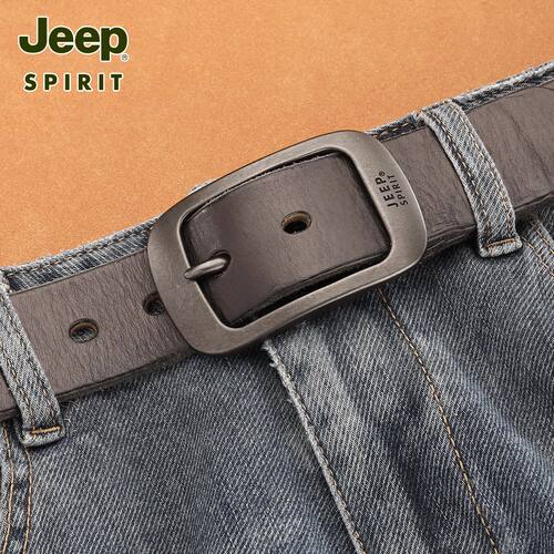 JEEPSPIIRT男牛皮休闲皮带