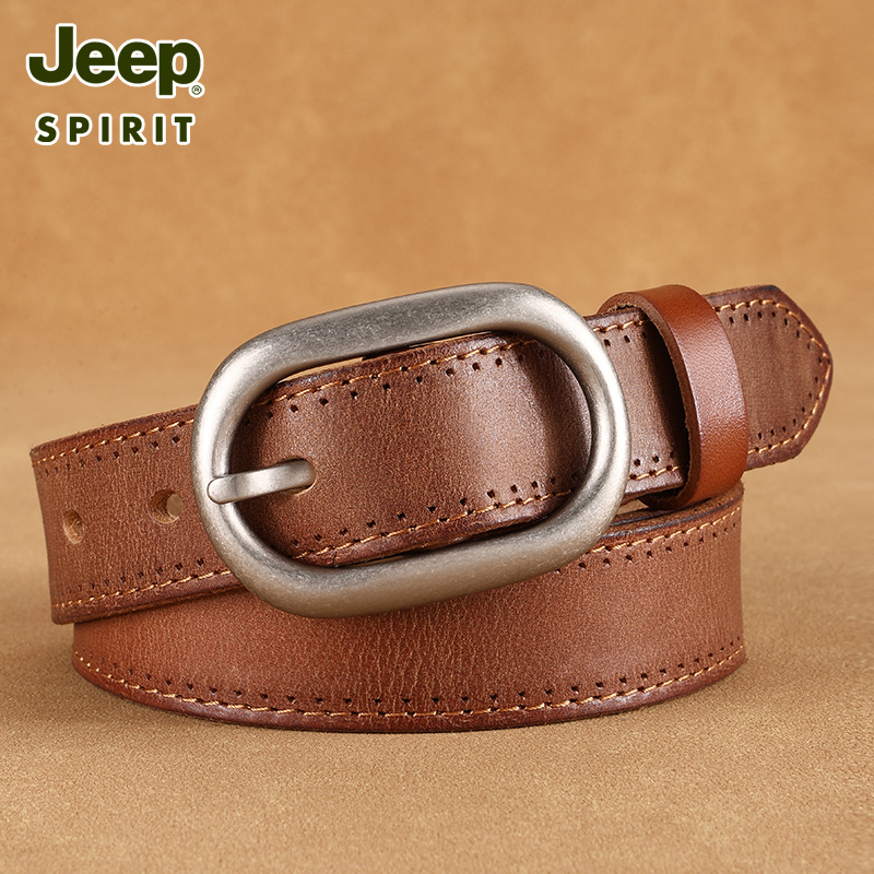 吉普女士简约百搭牛仔裤腰带