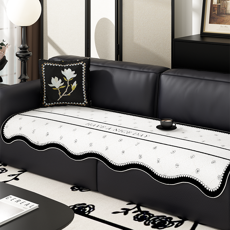 秋冬季轻奢毛绒沙发垫