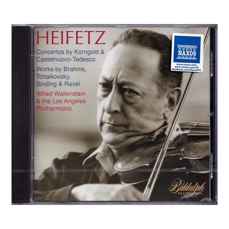Jascha Heifetz 海菲兹与洛杉矶爱乐乐团录音 CD唱片 BIDD850402