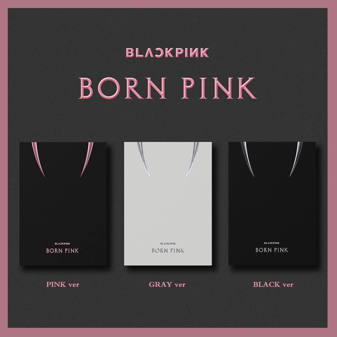 现货 BLACKPINK新专辑官方正版 粉墨 正规二 BORN PINK 小卡周边
