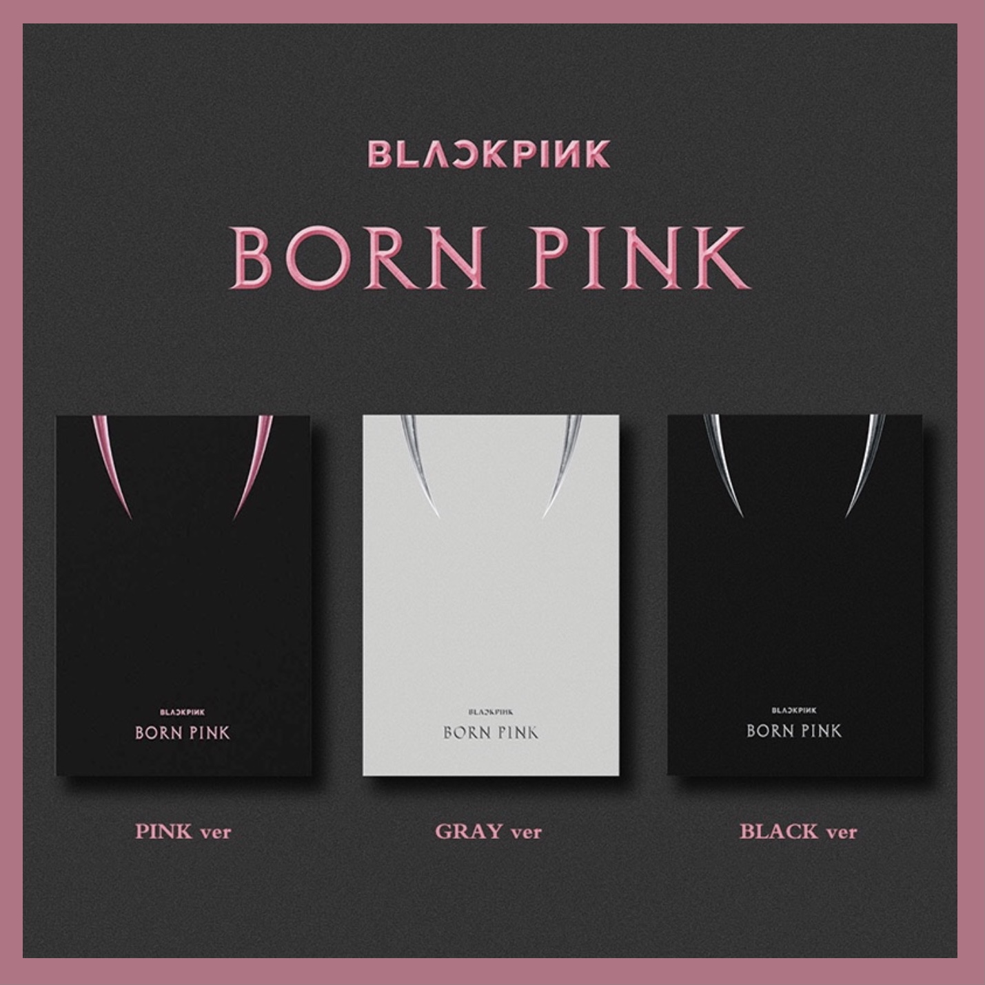 现货 BLACKPINK新专辑官方正版粉墨正规二 BORN PINK小卡周边