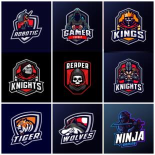 战队头像logo设计俱乐部头像 运动会徽徽章制作工会图标标志定制