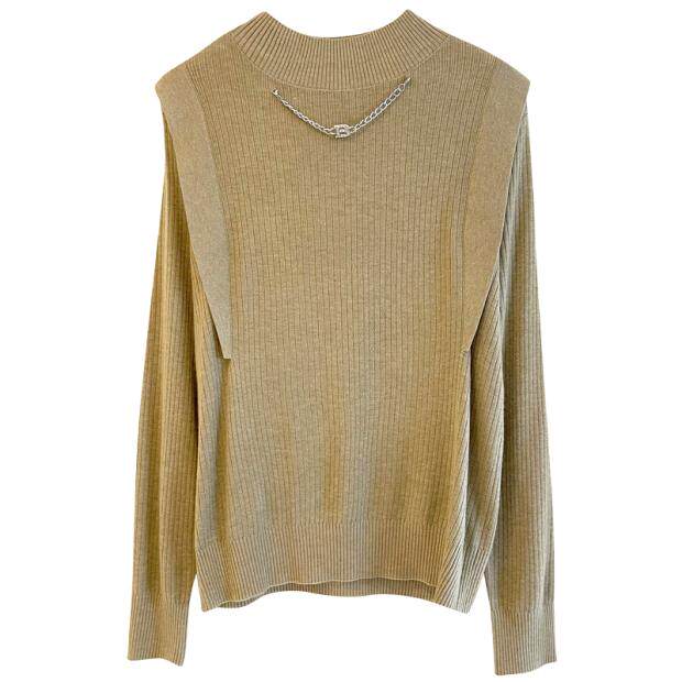 半高领羊毛针织衫2022新款秋季女装韩版时尚设计感气质打底衫上衣