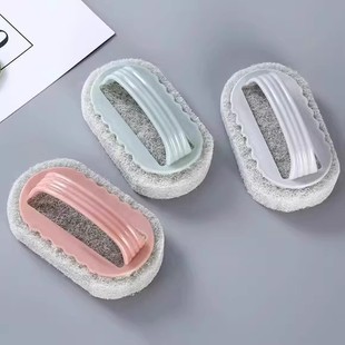 百洁布带手柄灶台刷厨房强力去油污不脏手清洁去污浴缸瓷砖清洁刷