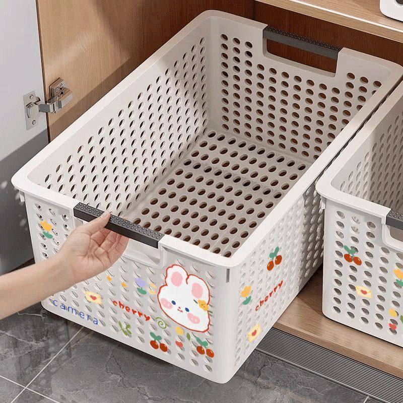 桌面零食玩具整理篮厨房收纳筐家用橱柜塑料储物盒杂物收纳置物框,收纳整理,脏衣篮,淘宝优惠券,粉丝福利购,淘宝优惠卷