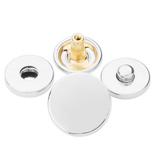 扣子金属纽扣按压式四合扣羽绒服暗扣衣服按扣免缝钉扣隐形子母扣