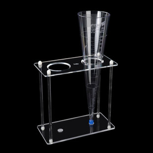 德国VITLAB沉降杯SAN锥形管沉降管英霍夫Imhoff管1000ml测悬浮杯