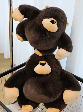 卡通大猩猩毛绒玩具儿童网红玩偶套圈兑换娃娃猴子家居摆件纪念品
