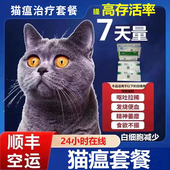 猫瘟治疗套餐药升抗体白细胞减少呕吐拉稀细小猫咪冠状便血干扰素