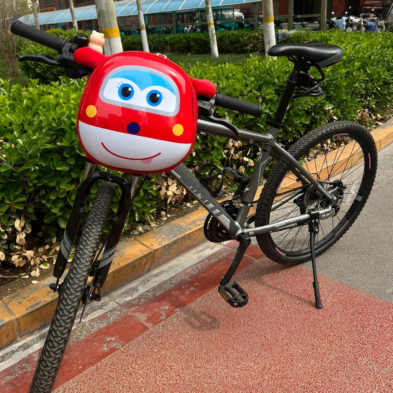 飞侠公路车前置挂包山地自行车前车把挂包车架车梁包蛋壳收纳包