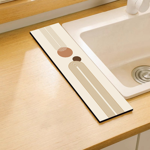 厨房台面吸水垫洗手台水池