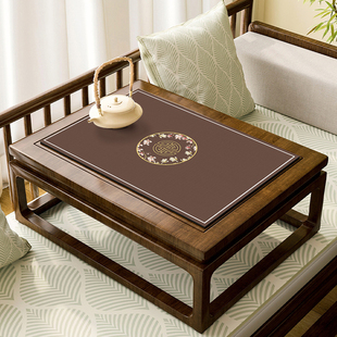 新中式罗汉床小茶几茶席垫布中古风吸水速干小尺寸茶台垫书房桌旗