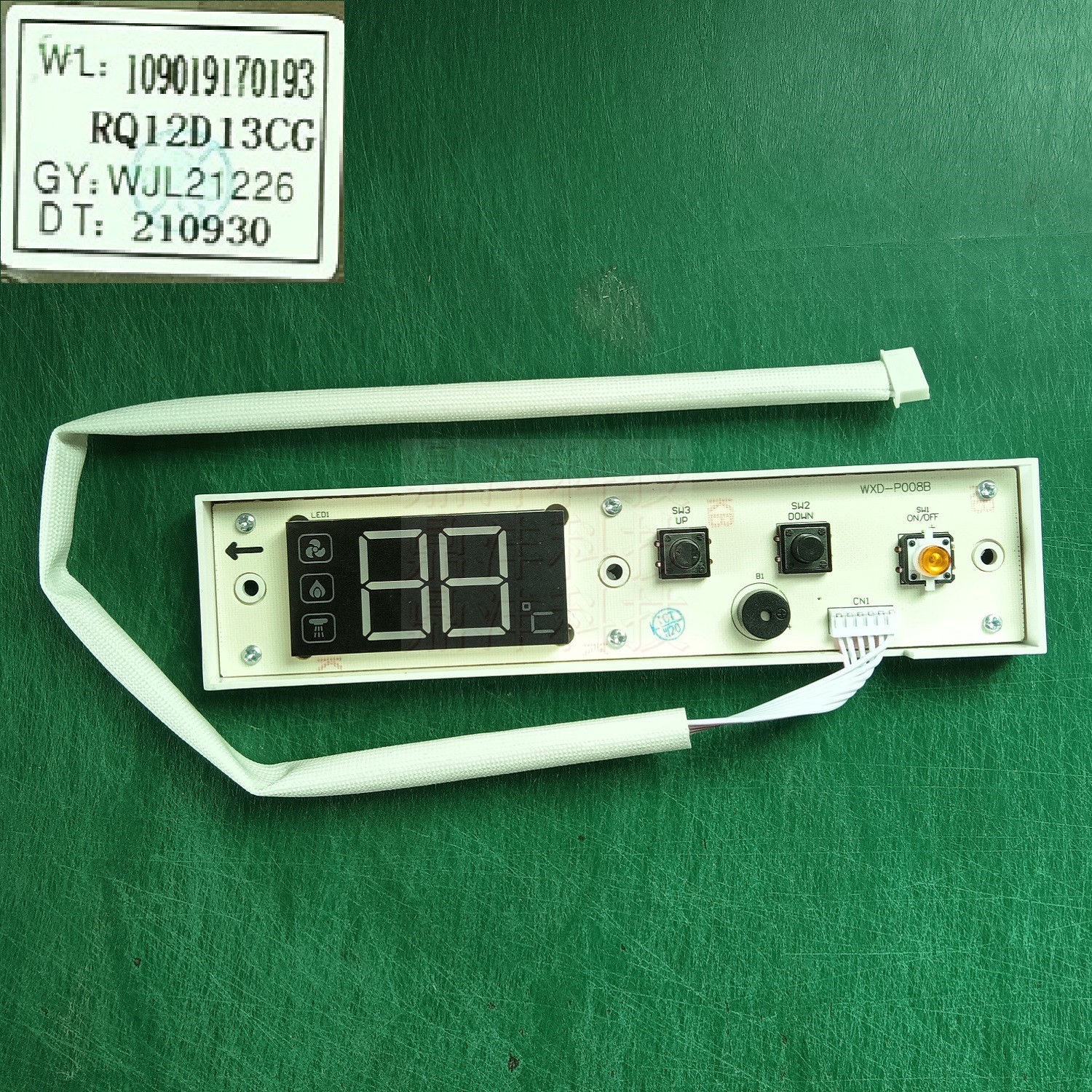 适用万家乐热水器JSQ24-V16 D13 30-D13 RQ12D13CG 显示屏 按键板