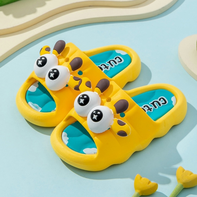 倍易爱卡通造型儿童拖鞋夏季