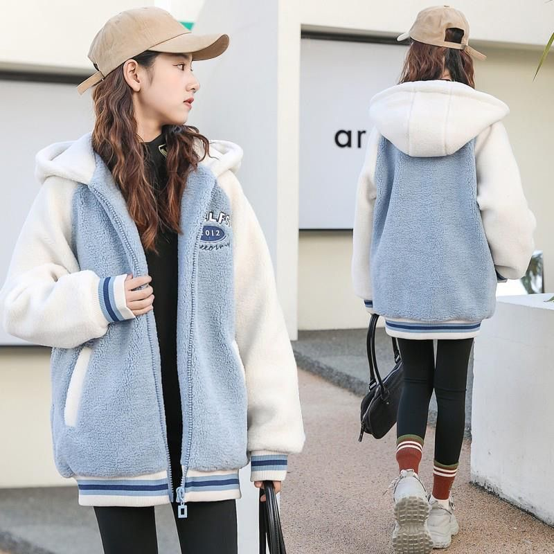 大童秋冬装外套2025新款12羊羔绒13初中学生毛毛外套15岁加厚棉服,女装/女士精品,棉衣/棉服,淘宝优惠券,粉丝福利购,淘宝优惠卷