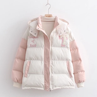 棉服少女冬装2026新款初中高中学生加厚小棉袄面包服爆款棉衣外套