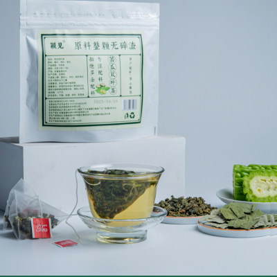 苦瓜双叶茶干泡茶桑叶荷叶冲泡养生茶
