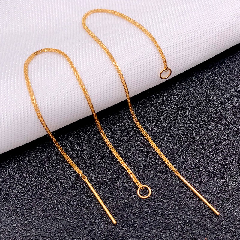 语瑶18K金万能耳线保证正品