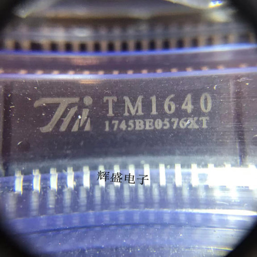 原装正品 贴片TM1640 SOP-28 8段×16位 LED数码管显示驱动IC芯片