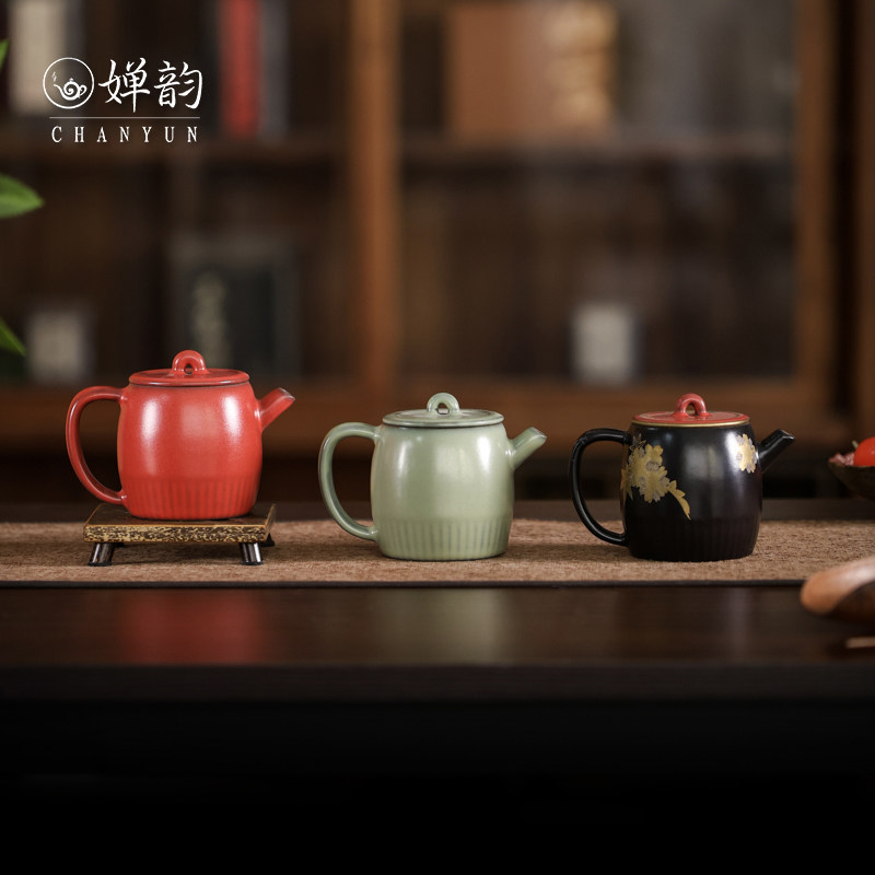 梵山堂茶壶山楂红岩泥室闲小品壶
