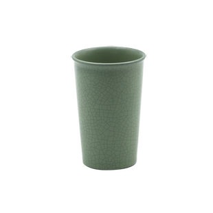 婵韵 梵山堂苏打釉山楂红可乐杯直筒杯水杯开片可养小田甄选茶具