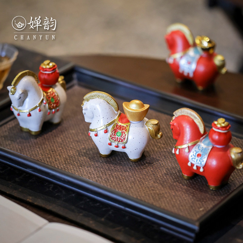 婵韵 白色红色马上有钱马上发财钱袋元宝茶宠茶桌摆件茶具配件,餐饮具,茶宠摆件,淘宝优惠券,粉丝福利购,淘宝优惠卷