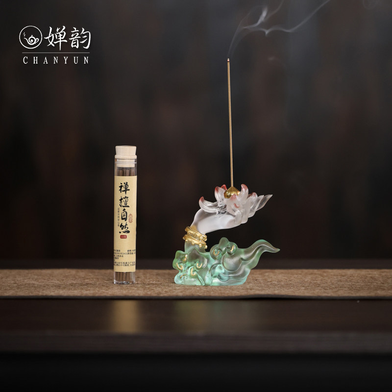 婵韵五福香禅檀自然中式香薰老山檀香沉香线香养神宁神香香道配件,餐饮具,茶道/香炉,淘宝优惠券,粉丝福利购,淘宝优惠卷