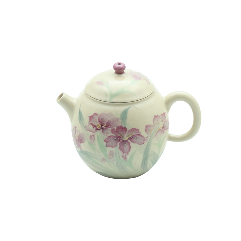 正品拙溪鸢尾花茶壶盖碗茶杯