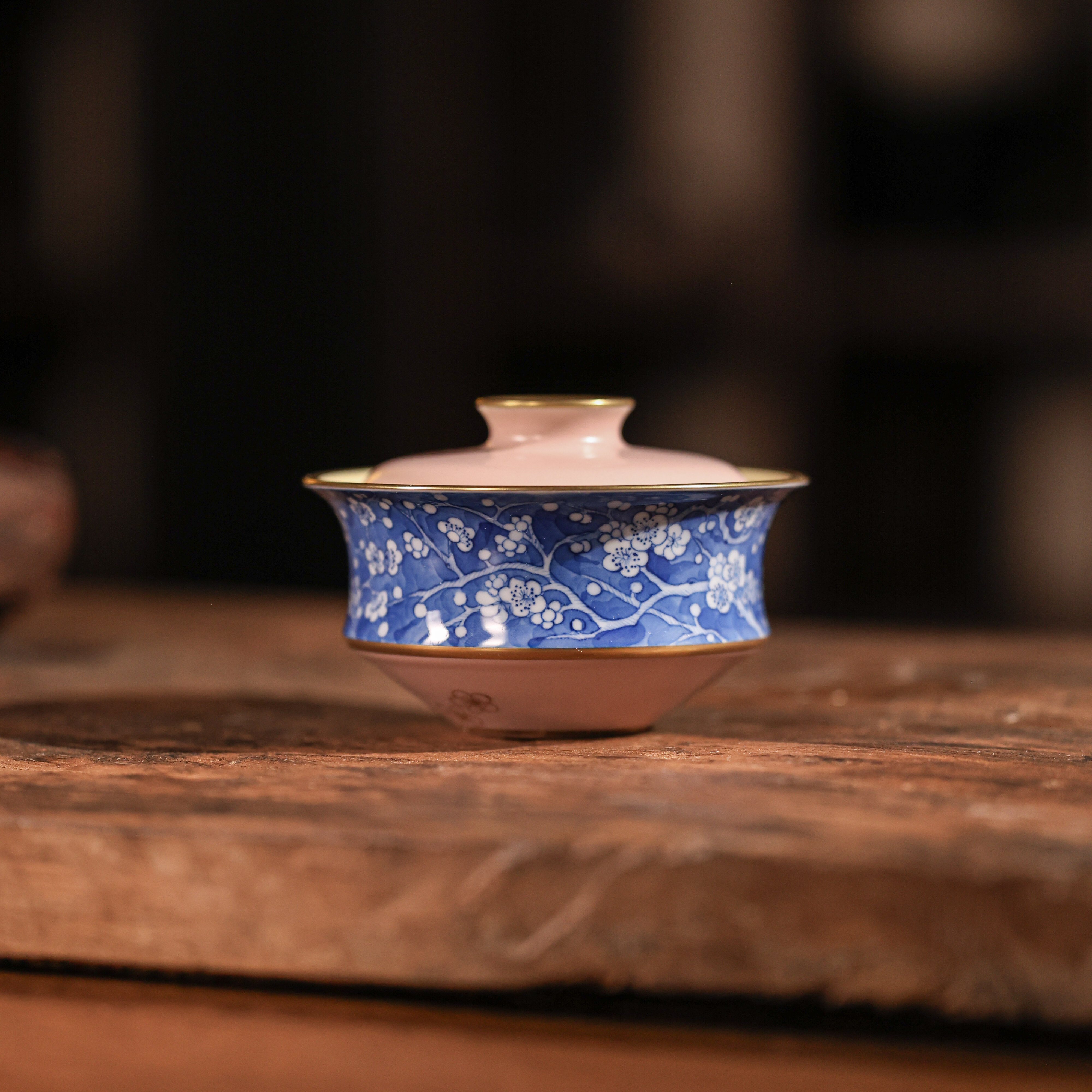 婵韵 华隐堂茶具夕岚粉冰梅盖碗茶杯主人杯单个手绘复古家用茶具,餐饮具,盖碗,淘宝优惠券,粉丝福利购,淘宝优惠卷